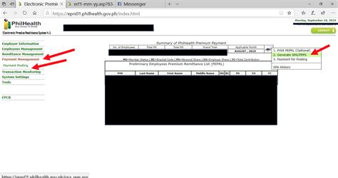 How to Create PhilHealth Statement of Premium .